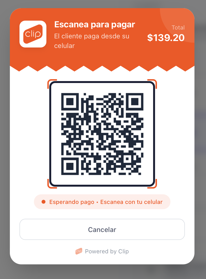 QR con Clip